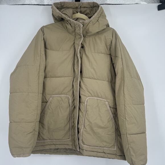 Madewell Holland Quilted Puffer Parka Women’s XL Faded Military Green Coat - Picture 1 of 12